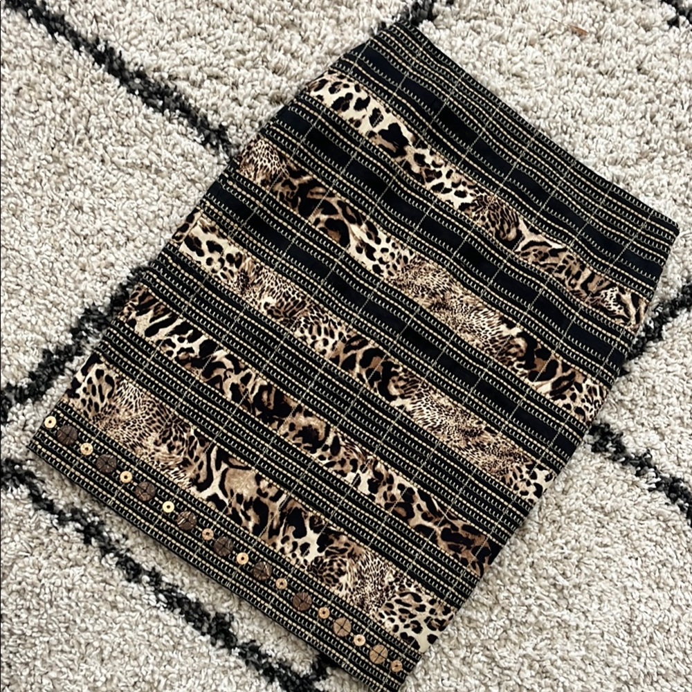Worth Leopard Print Women's Skirt 2